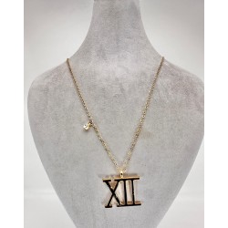 Gold Romen Sayılı Kolye